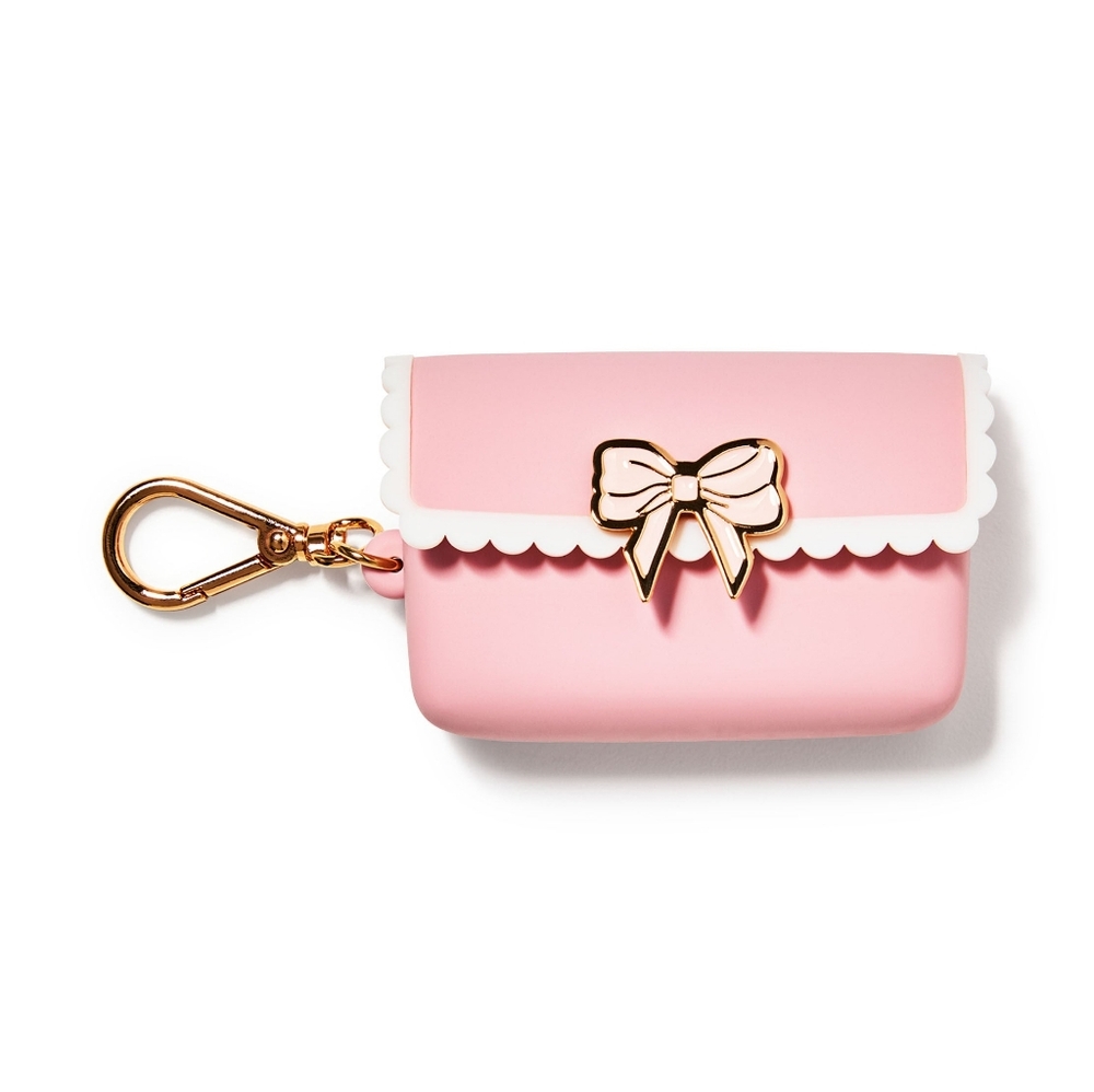Bath & body works scallop bow snap case pocketbac holder